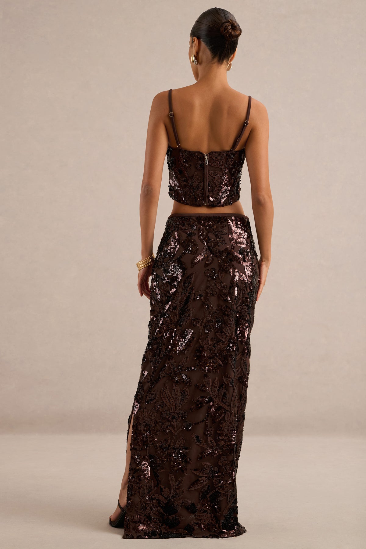 ECM_HR_CL138381021 - Odile | Brown Embellished Square-Neck Top + CL138382021 - Oksana | Brown Printed Mesh Maxi Skirt6.jpg