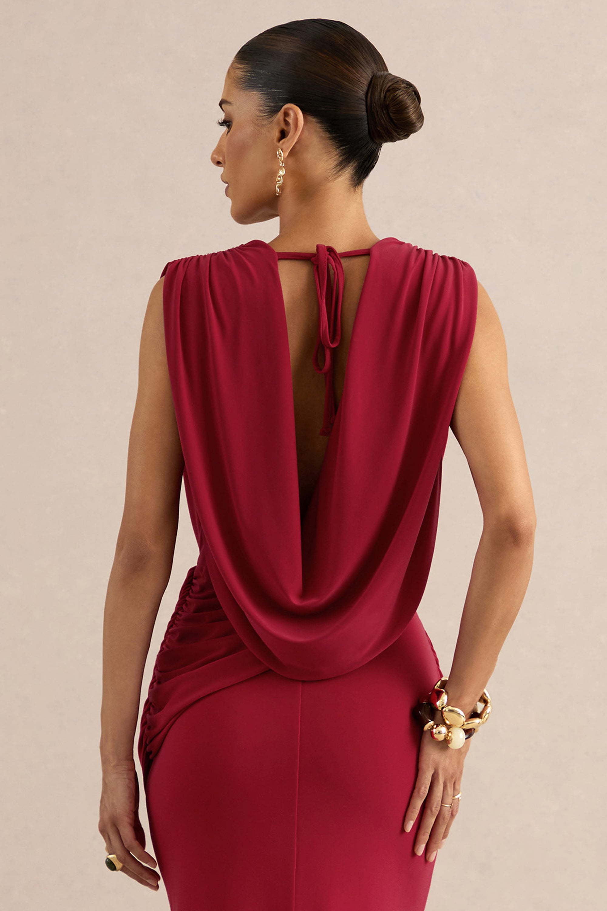 ECM_HR_Lilias Red Maxi Skirt With Draped Detailing And Gold Detail CL138401100 CL138400100 co ord   83 2.jpg