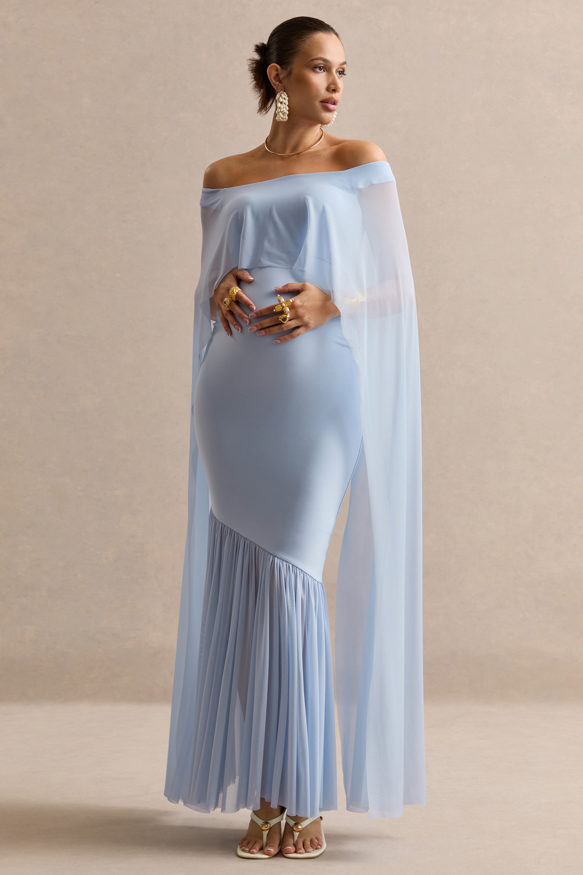 ECM_HR_CL138466013 - Bluma Light Blue Bardot-Neck Maternity Maxi Dress With Sheer Skirt And Cape Detail1.jpg