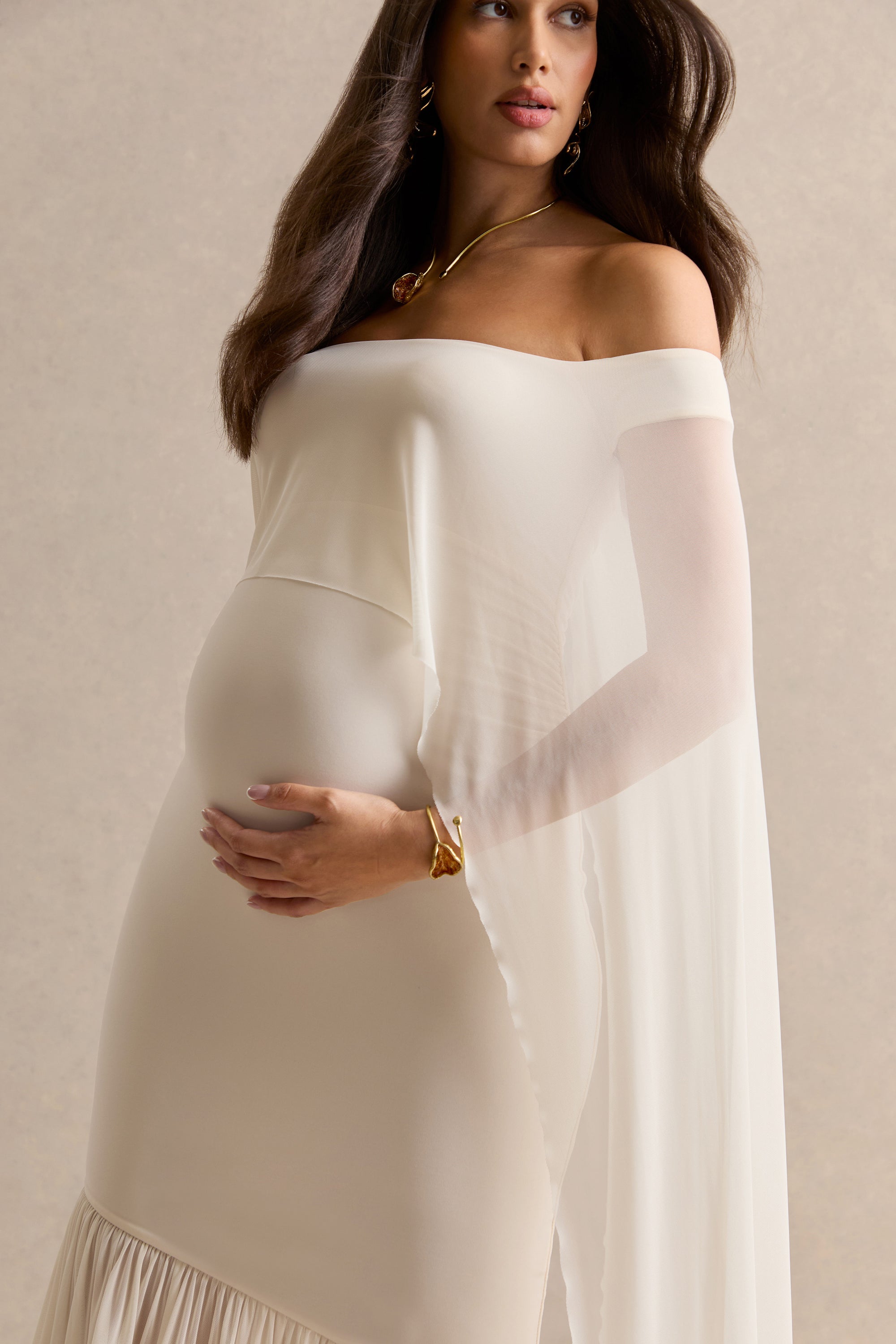 ECM_HR_CL138466111 - Bluma Cream Bardot-Neck Maternity Maxi Dress With Sheer Skirt And Cape Detail11.jpg