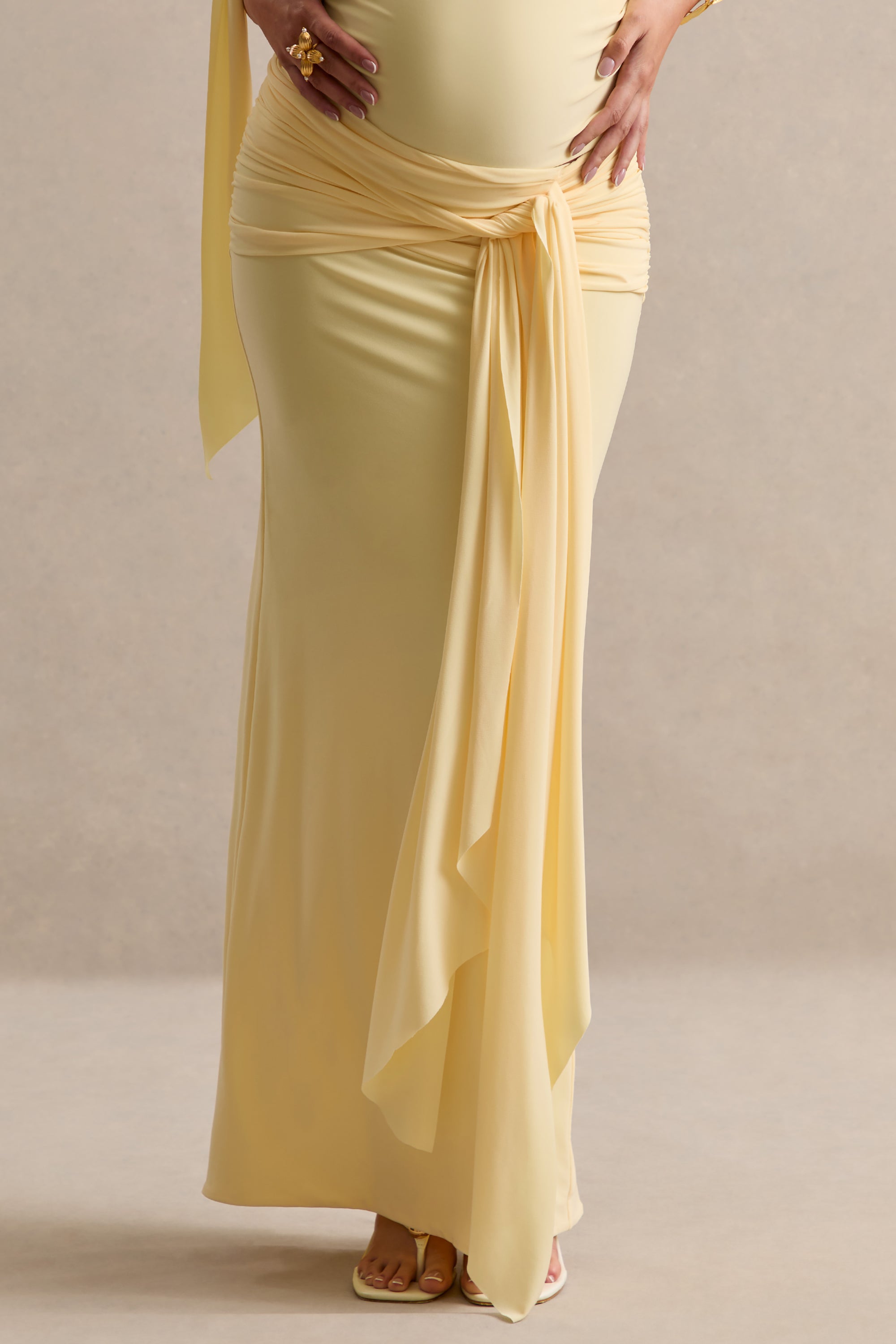ECM_HR_CL138482121--Cataleya-_-Lemon-Maternity-Maxi-Skirt-With-Gathered-Detailing-+-CL138481121---Cataleya-_-Lemon-Asymmetric-Neck-Maternity-Top-With-Knot-And-Sash-Detail5.jpg