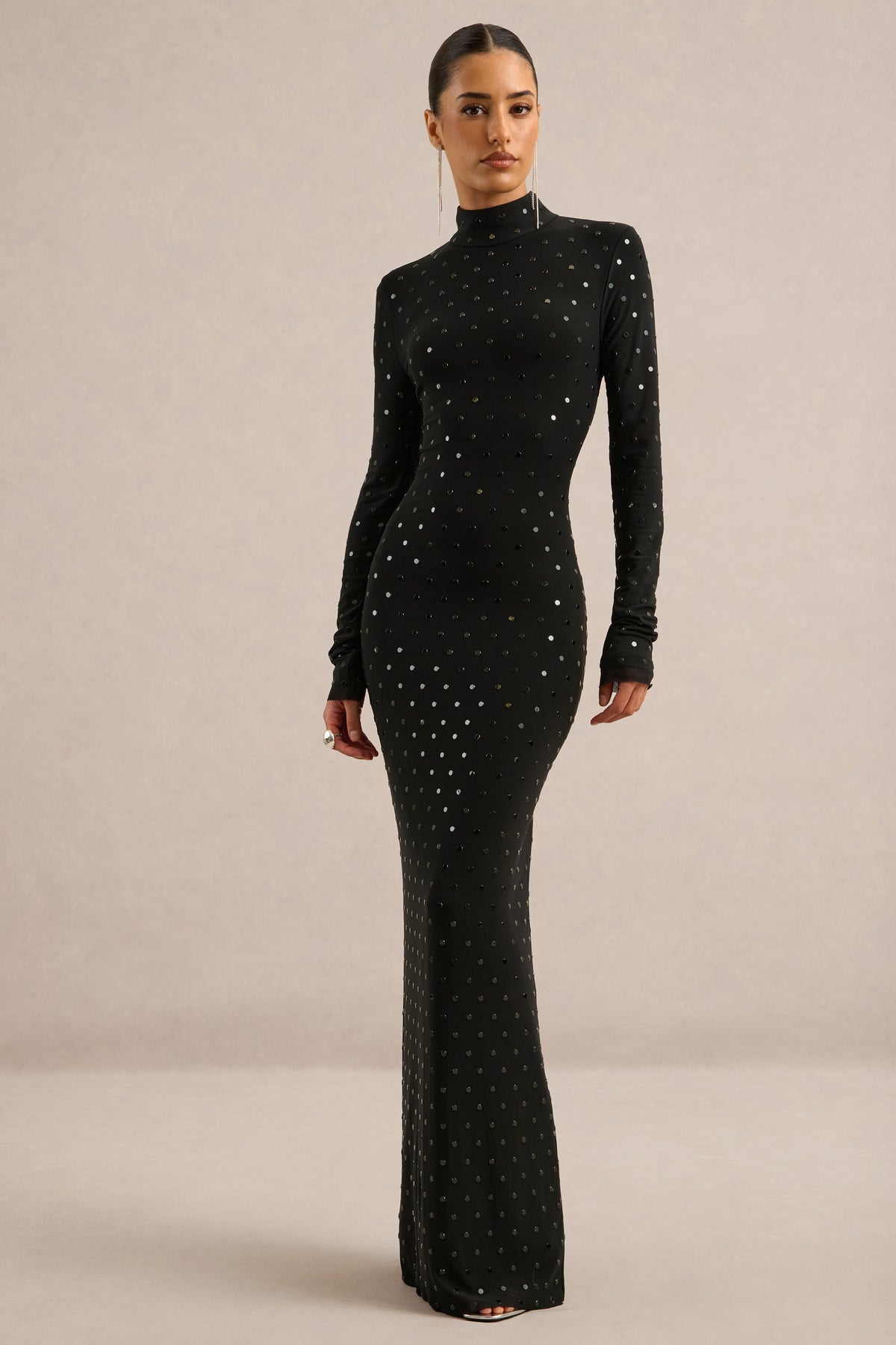 ECM_HR_CL138528001 - Cinthia _ Black Hotfix High-Neck Maxi Dress0.jpg