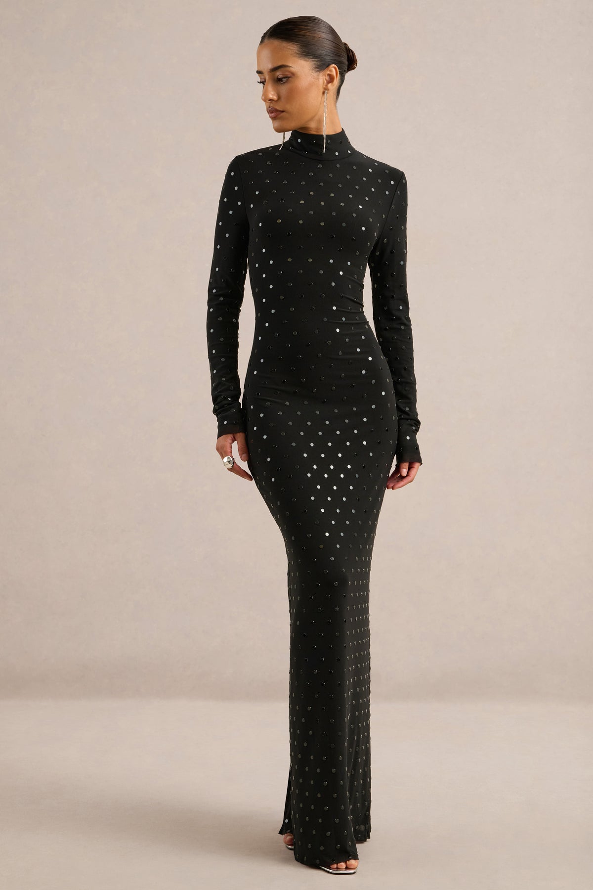 ECM_HR_CL138528001 - Cinthia _ Black Hotfix High-Neck Maxi Dress1.jpg