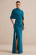 ECM_HR_CL138531036 - Eleri | Teal High-Neck Maxi Dress With One Short Cape Sleeve And Gathered Detailing 0.jpg