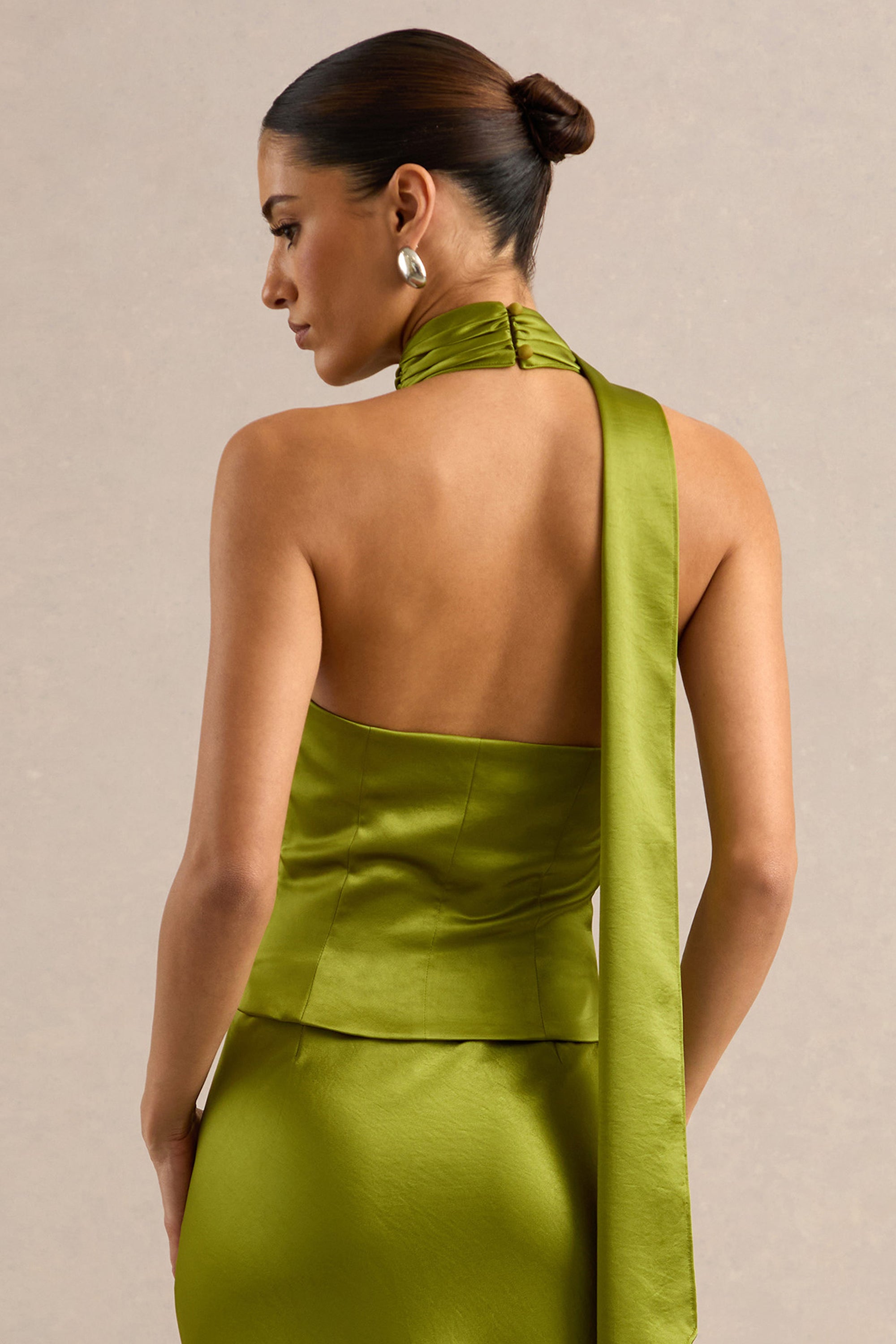 CL138549031 - Lareina | Olive Satin Halter-Neck Top10.jpg