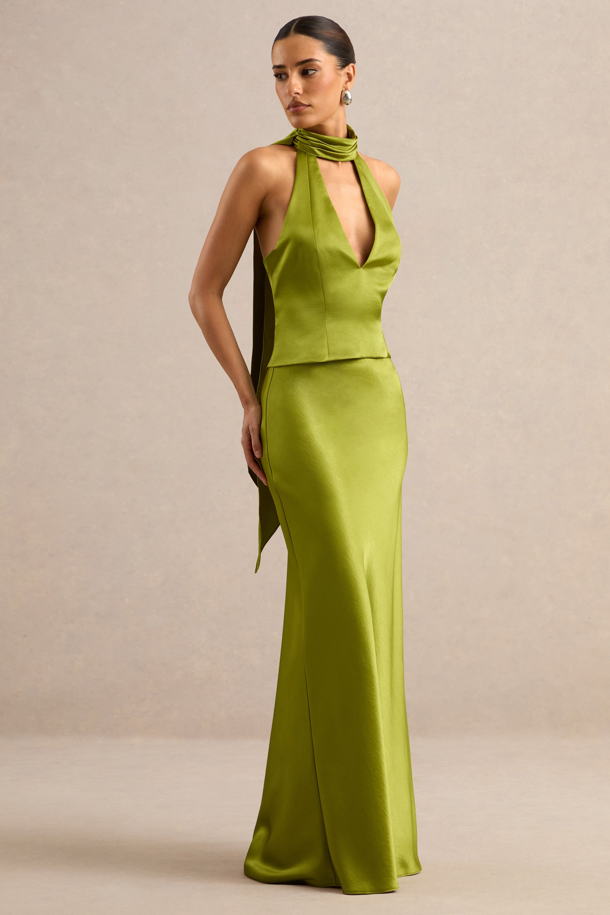 CL138550031 - Lareina | Olive Satin Maxi Skirt10.jpg