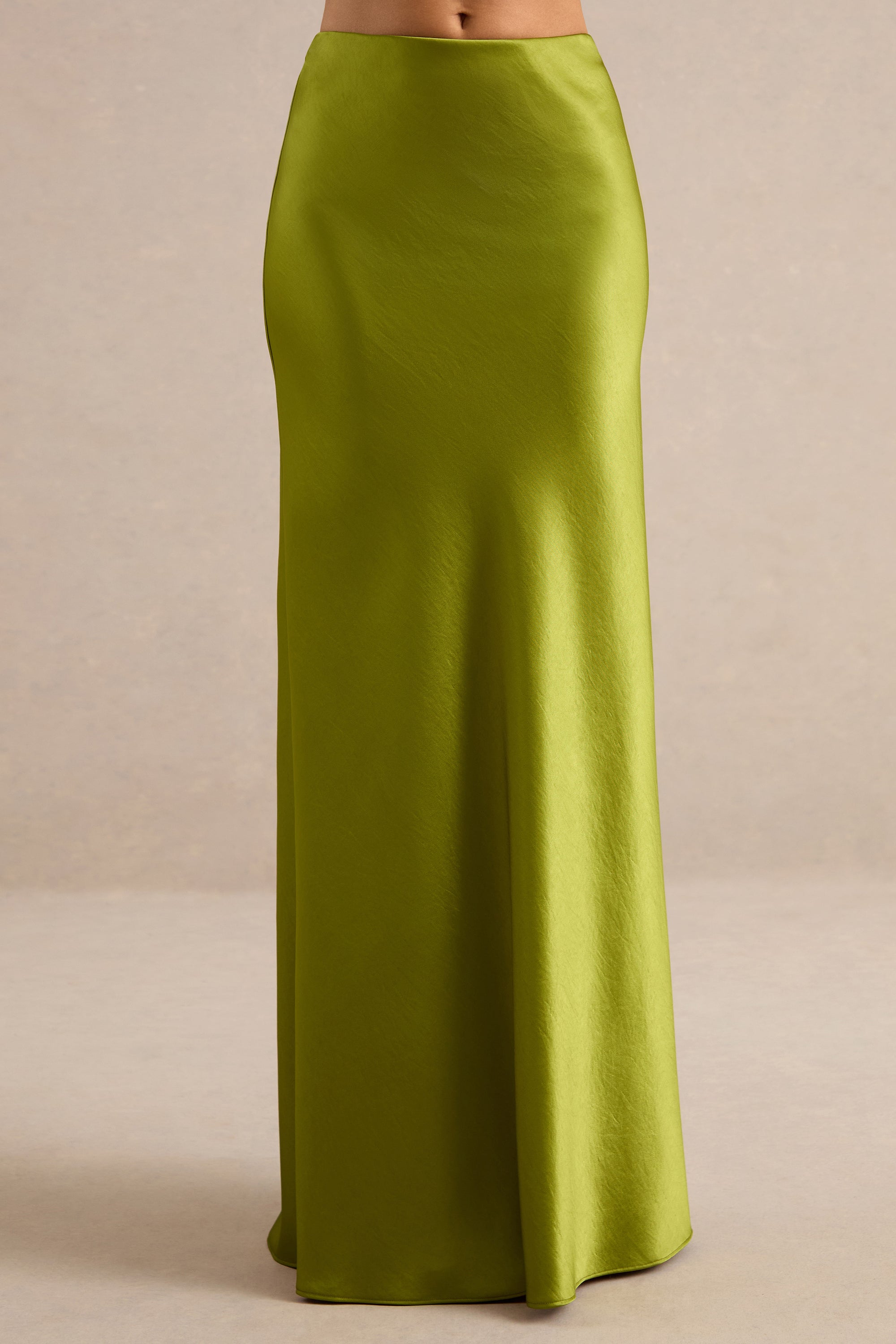 CL138550031 - Lareina | Olive Satin Maxi Skirt2.jpg