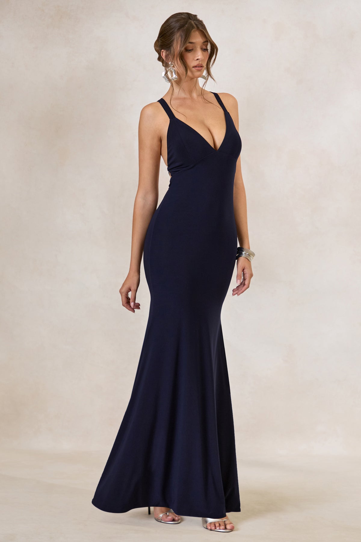 ECM_HR_CL138561010 - Goldiea _ Navy Halter-Neck Fishtail Maxi Dress 2.jpg