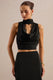 CL138622001 - Perline _ Black Satin Halter-Neck Top With Lace Detailing6.jpg