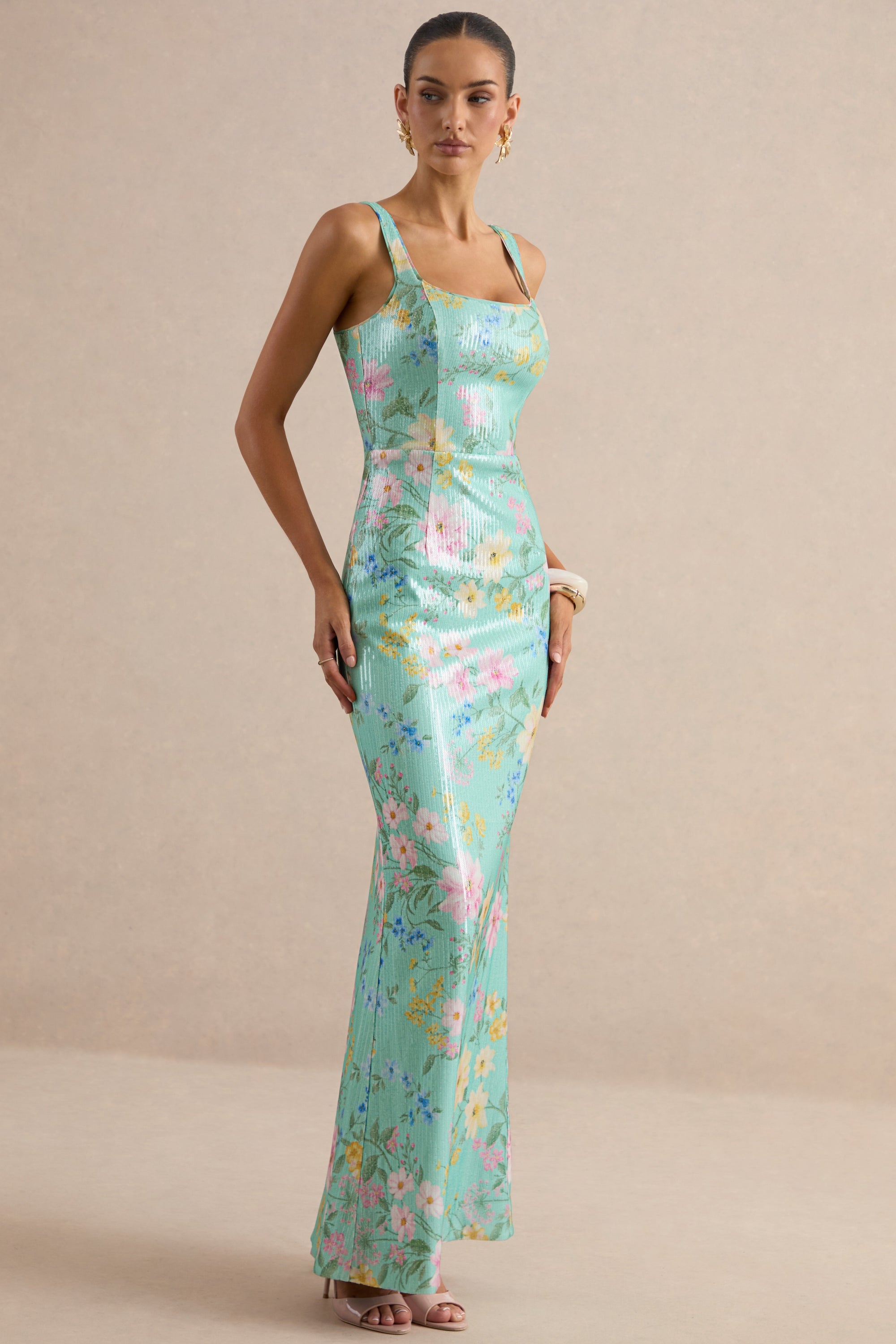 ECM_HR_CL138637032 - Danette | Mint Floral Print Sequin Square-Neck Maxi Dress2.jpg