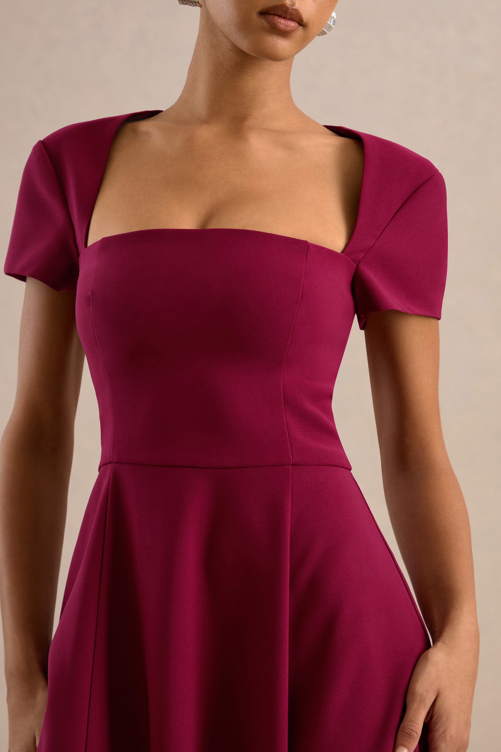 ECM_HR_CL138649102 - Donia Burgundy Square-Neck Midi Skater Dress4.jpg