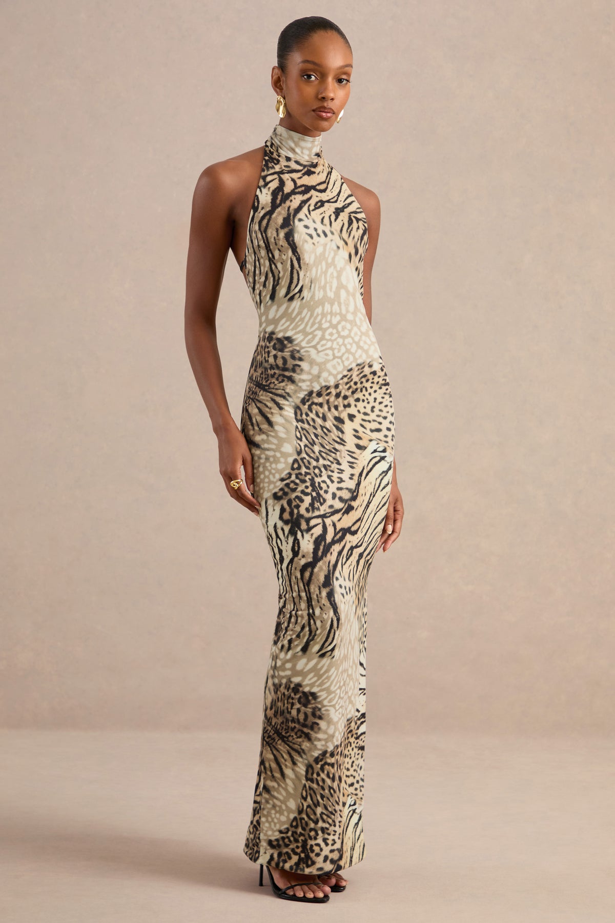 ECM_HR_CL138688021 - Arlise Brown Animal Print Halter-Neck Maxi Dress0.jpg
