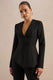 CL138704001 - Ysabel Black Plunge-Neck Long Sleeve Top0.jpg