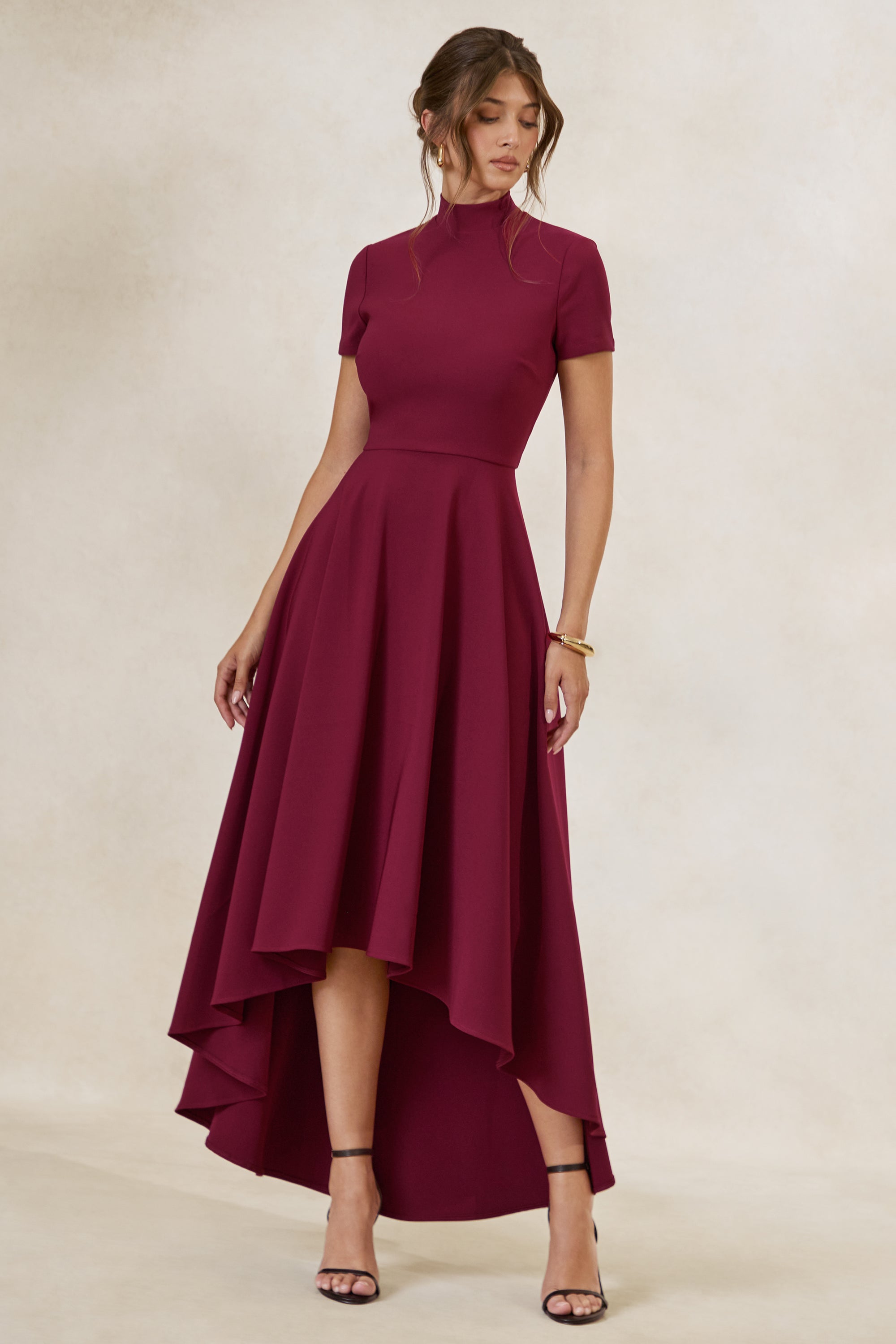 ECM_HR_CL138718101 - Bellona _ Burgundy High-Neck High-Low Midi Dress 2.jpg