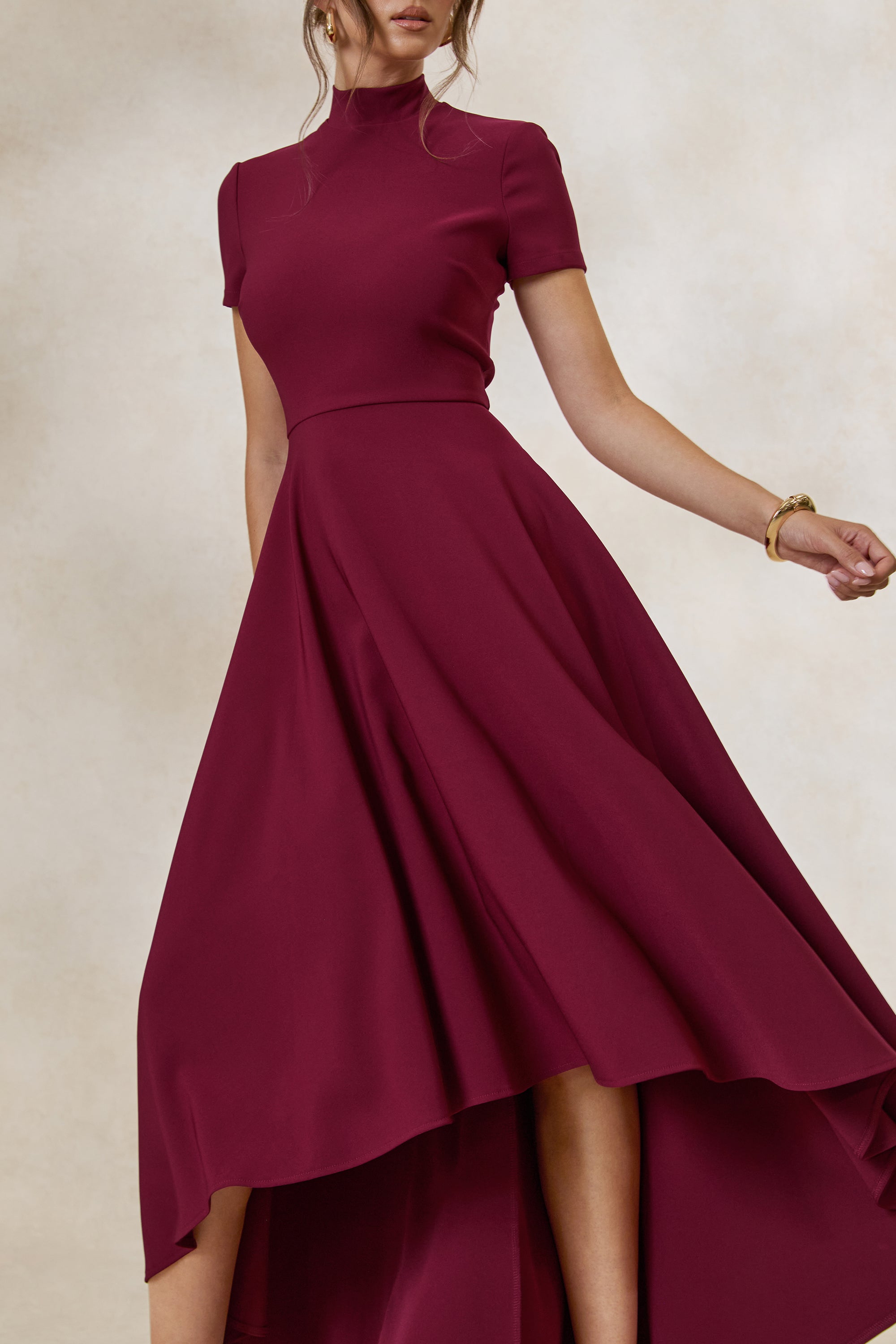 ECM_HR_CL138718101 - Bellona _ Burgundy High-Neck High-Low Midi Dress 3.jpg