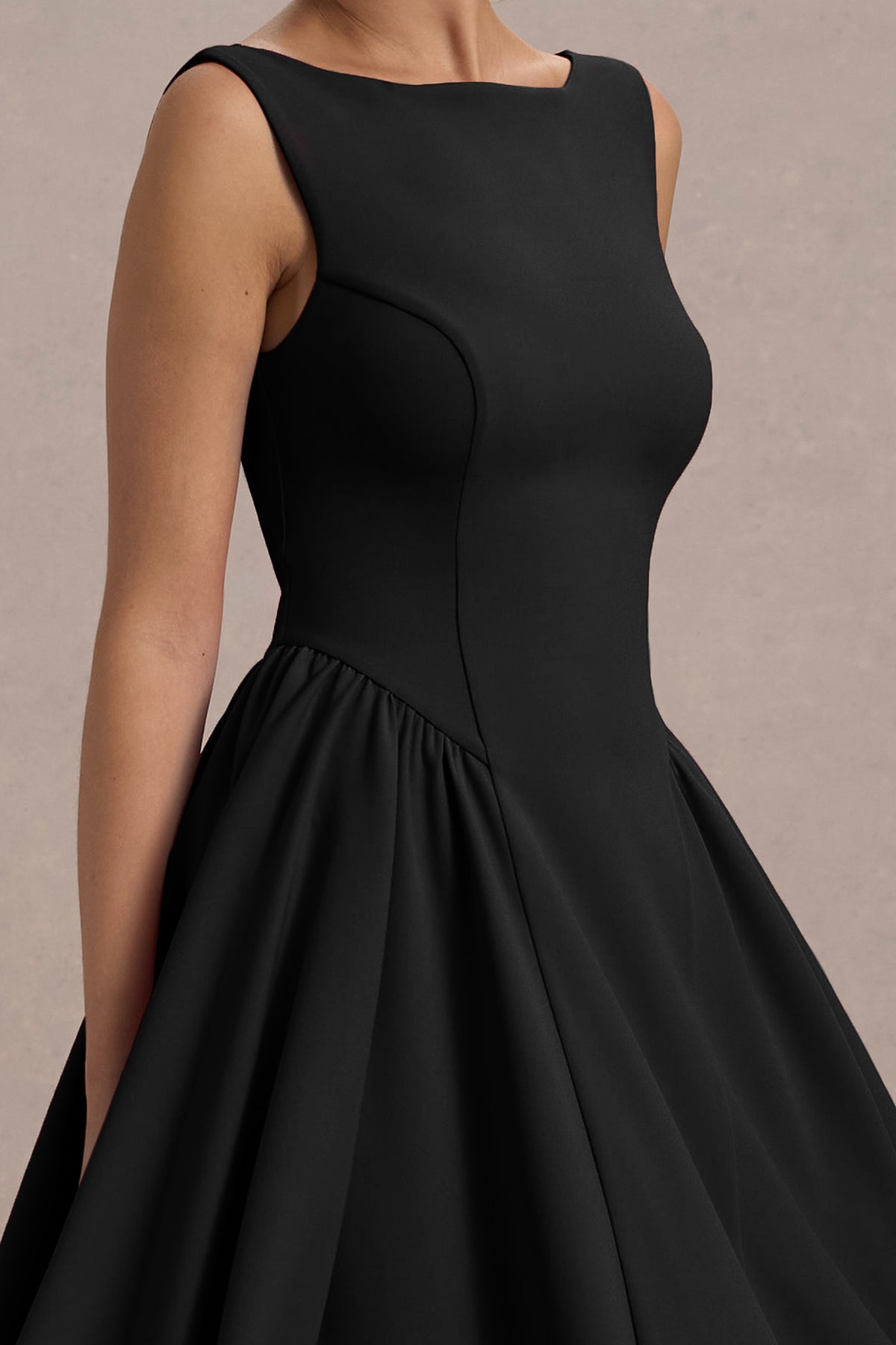 ECM_HR_CL138731001 -  Muriel | Black Boat-Neck Volume-Hem Midi Dress 1-.jpg