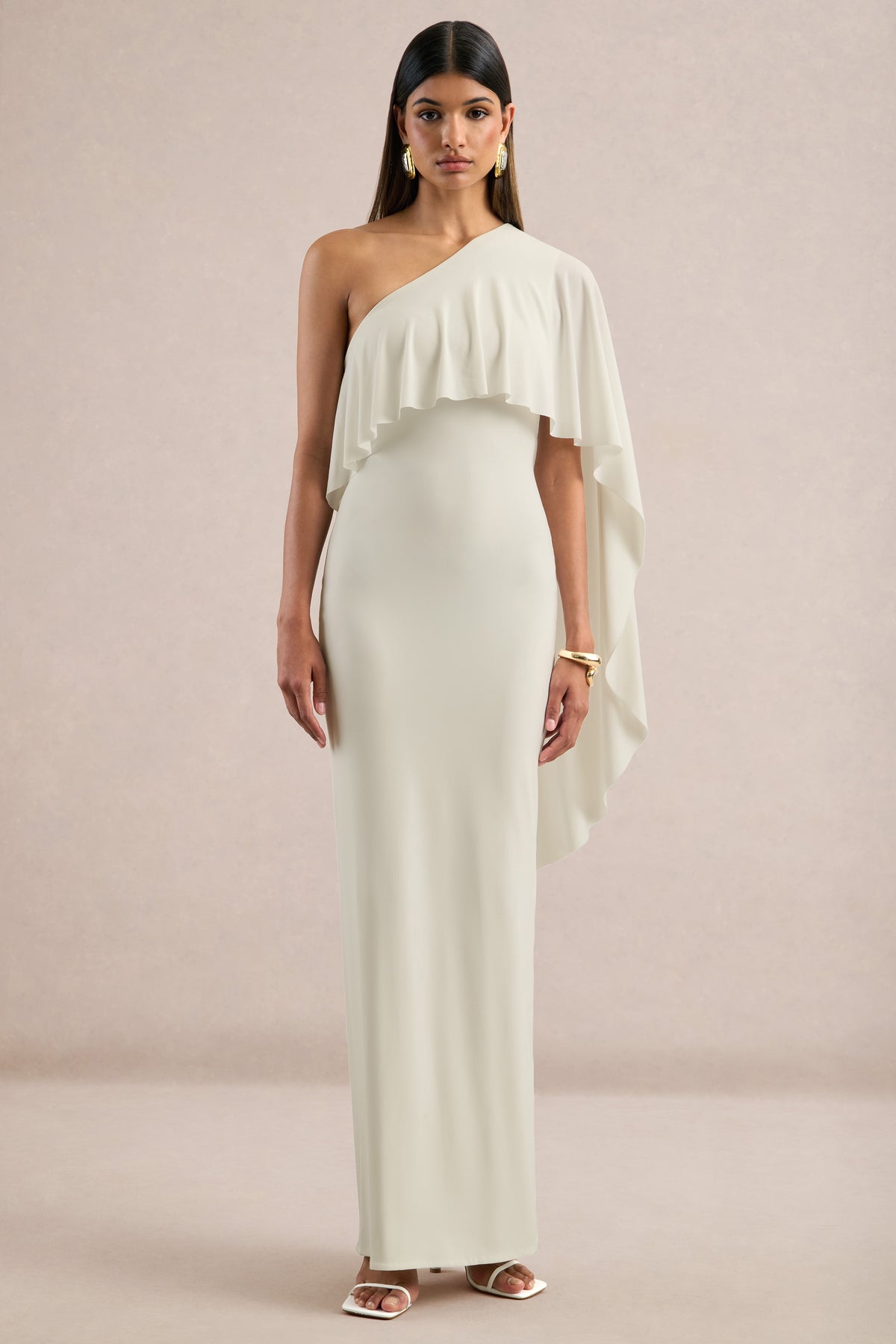 ECM_HR_CL138736110 - Ciarra _ White Asymmetric-Neck Maxi Dress With Cape Detail3.jpg