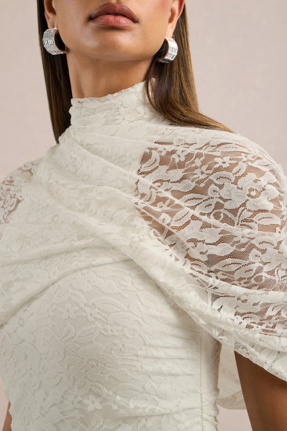 ECM_HR_CL138737110 - Clarinda _ White Lace High-Neck Maxi Dress With Short Cape Detail4.jpg