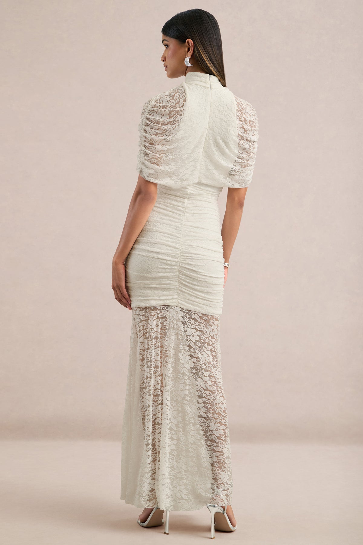 ECM_HR_CL138737110 - Clarinda _ White Lace High-Neck Maxi Dress With Short Cape Detail5.jpg