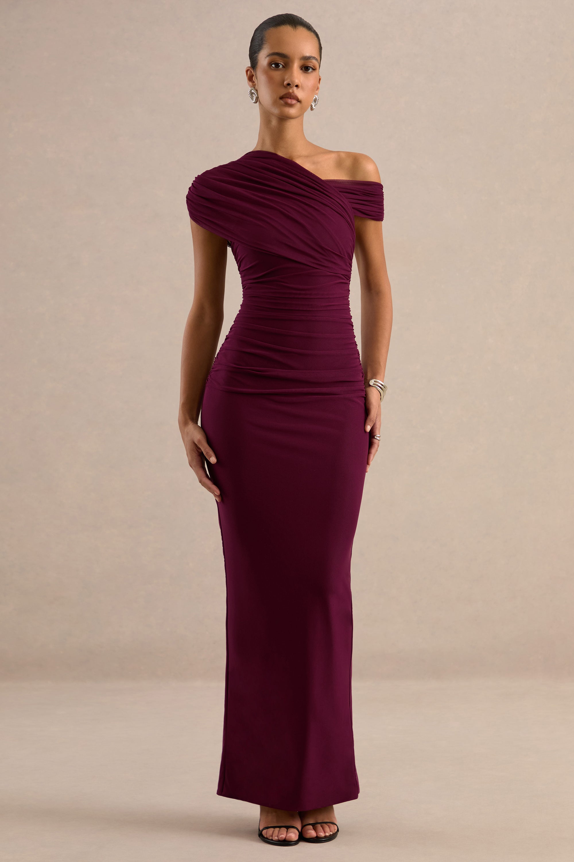 ECM_HR_CL138738102 - Crescentia Burgundy Asymmetric-Neck Maxi Dress1.jpg
