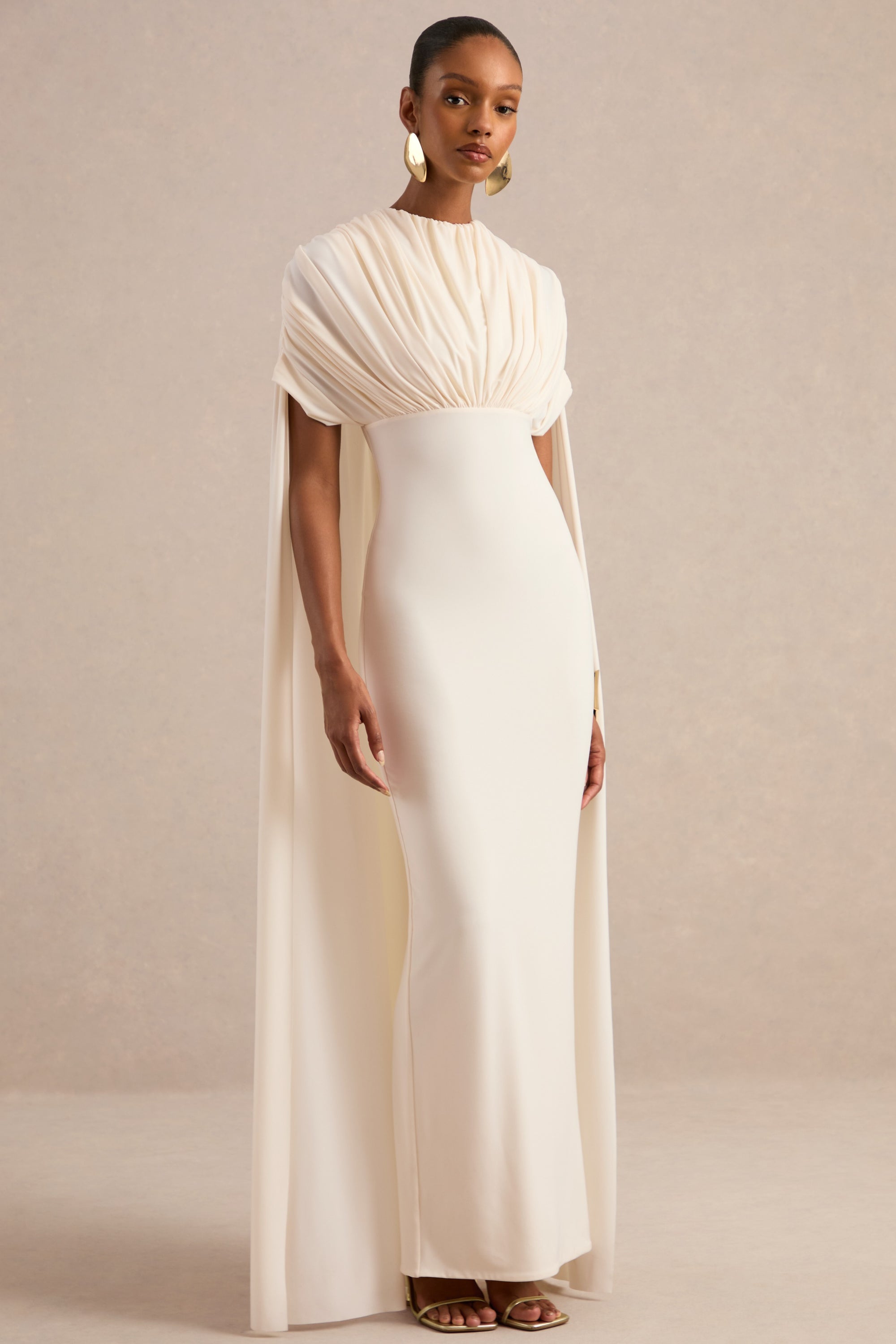 ECM_HR_CL138745110 - Diantha _ Cream Wide-Neck Maxi Dress With Cape Sleeves1.jpg