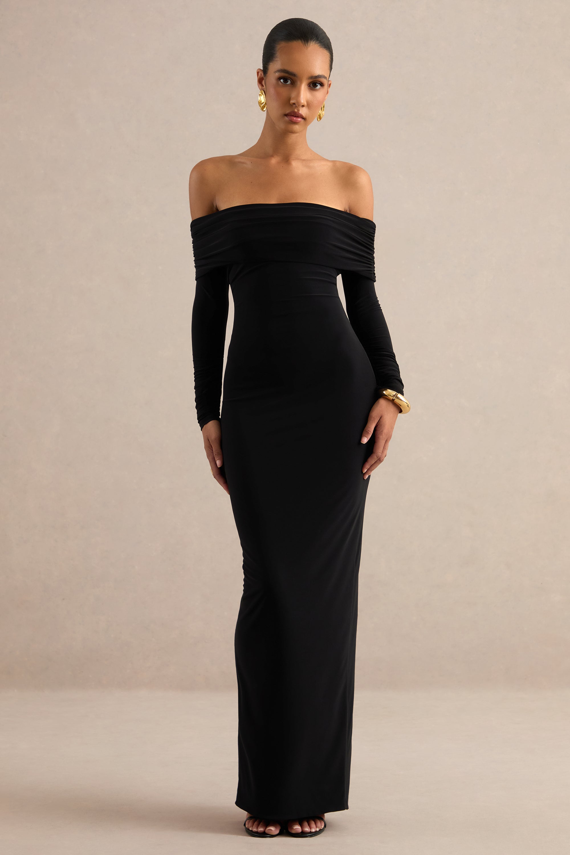 ECM_HR_CL138758001 - Keirae _ Black Bardot-Neck Maxi Dress0.jpg
