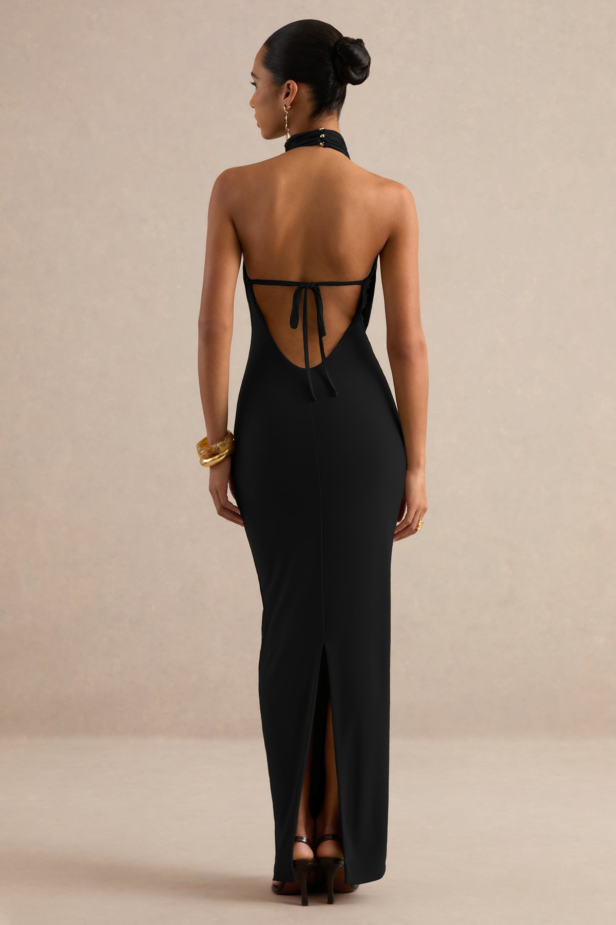 ECM_HR_CL138768001 - Lucianae _ Black Cowl Plunge-Neck Maxi Dress With Collar Detail5.jpg
