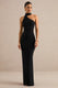 ECM_HR_CL138771001 - Maebelle _ Black Asymmetric-Neck Maxi Dress With Collar Detail 5.jpg
