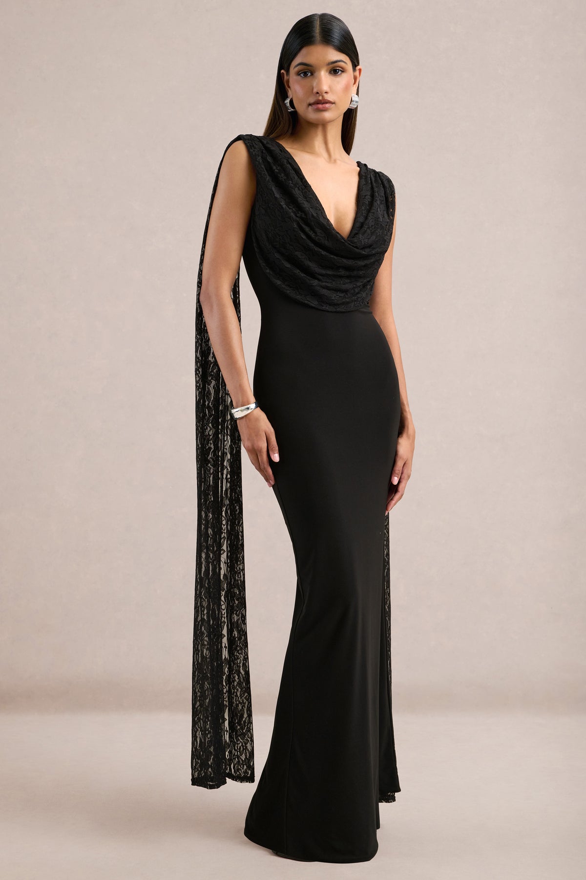 ECM_HR_CL138811001 - Eliette _ Black Lace V-Neck Maxi Dress With Cape Sleeves1.jpg