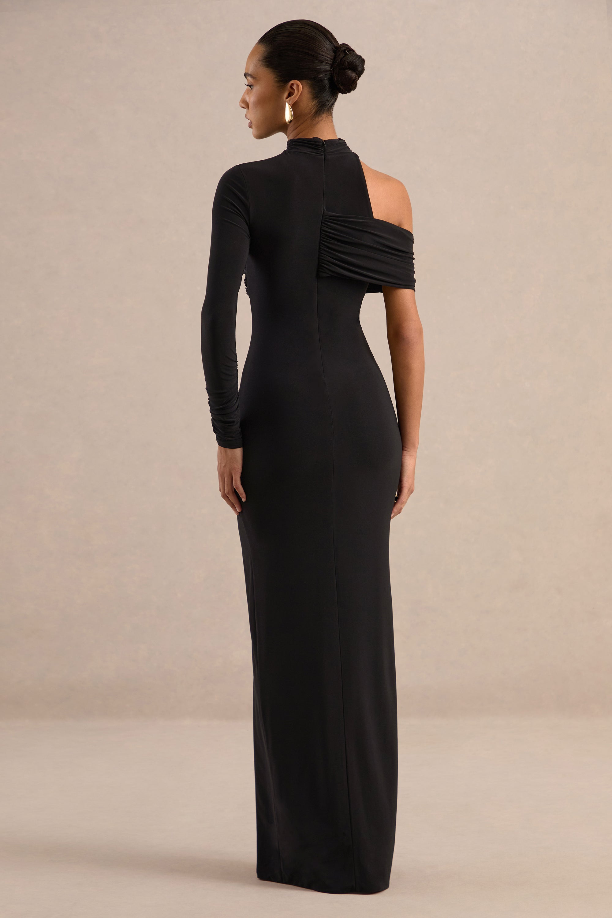 ECM_HR_CL138815001 - Valeska Black High-Neck Maxi Dress With Front Split5.jpg