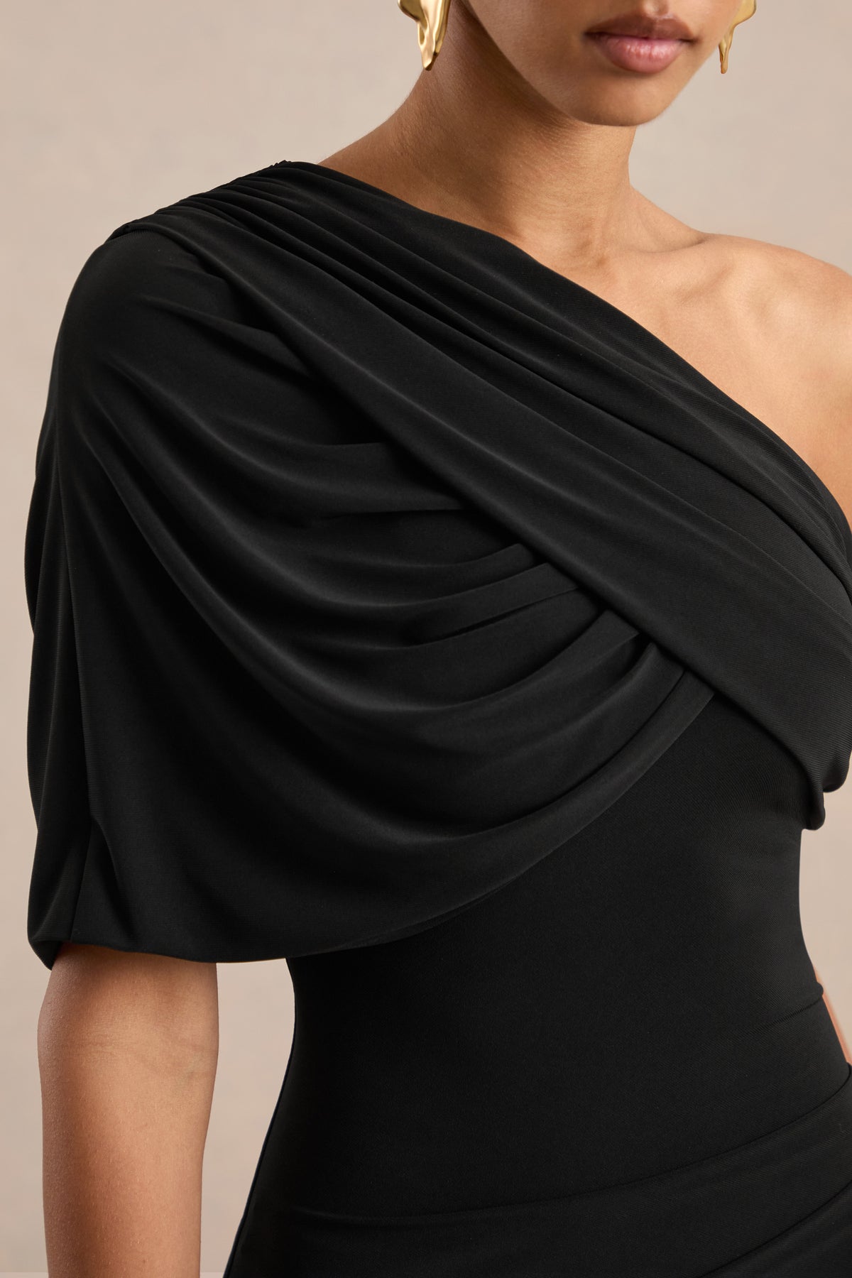 ECM_HR_CL138816001 - Solenne - Black One Shoulder Maxi Dress with Cape Detailing4.jpg