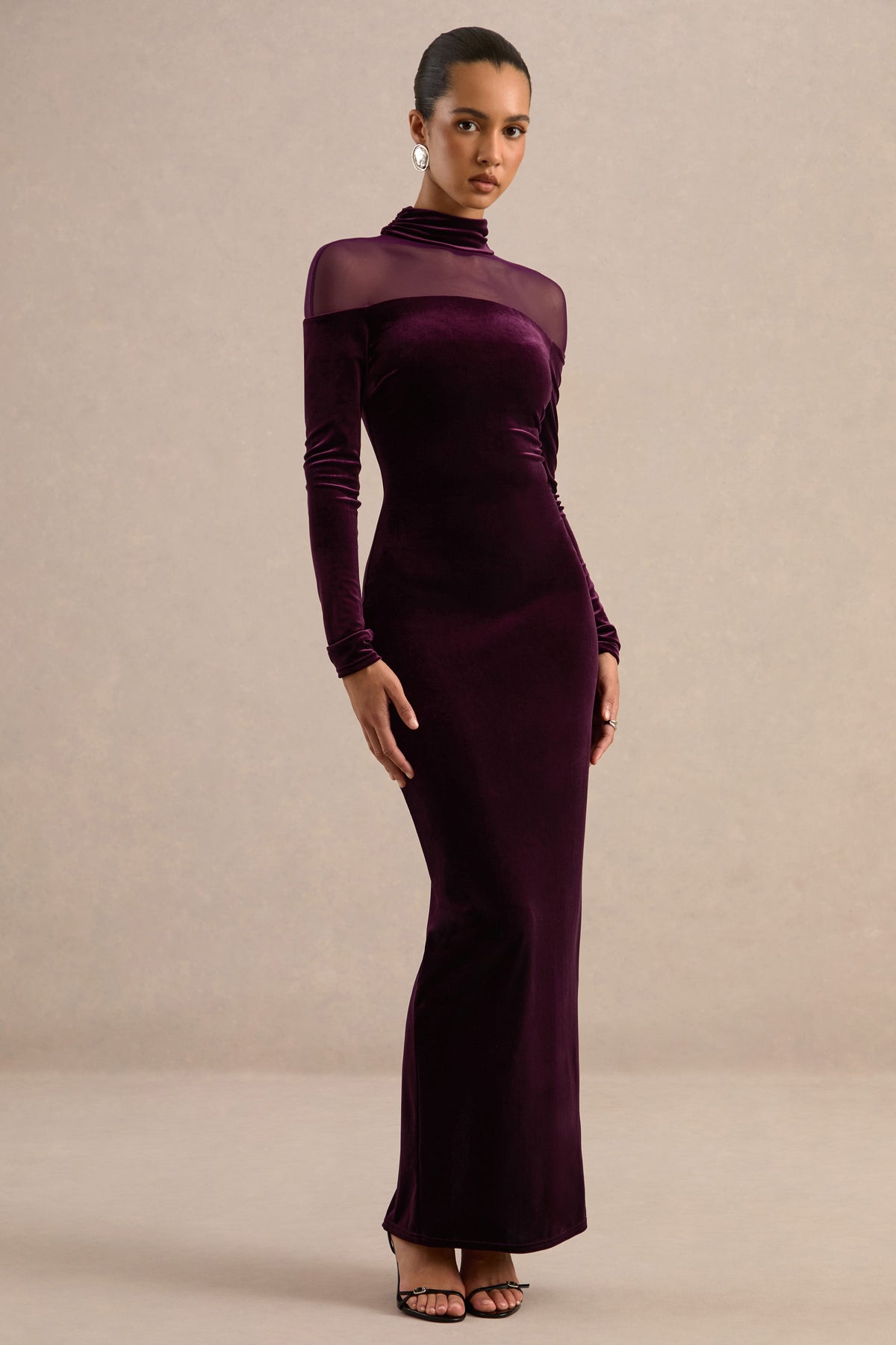 ECM_HR_CL138897090 - Rosa Plum Velvet Mesh Panel Long Sleeve Bodycon Maxi Dress2.jpg