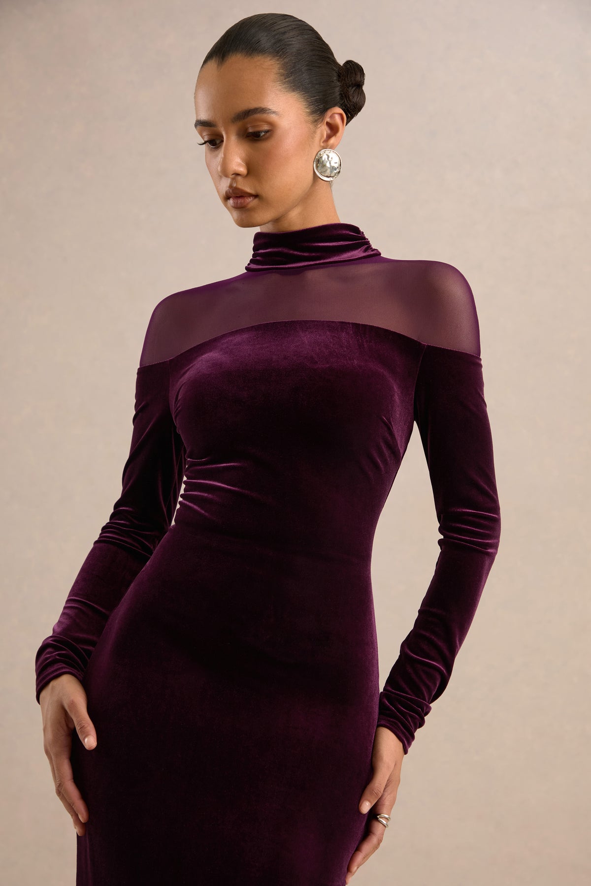ECM_HR_CL138897090 - Rosa Plum Velvet Mesh Panel Long Sleeve Bodycon Maxi Dress4.jpg