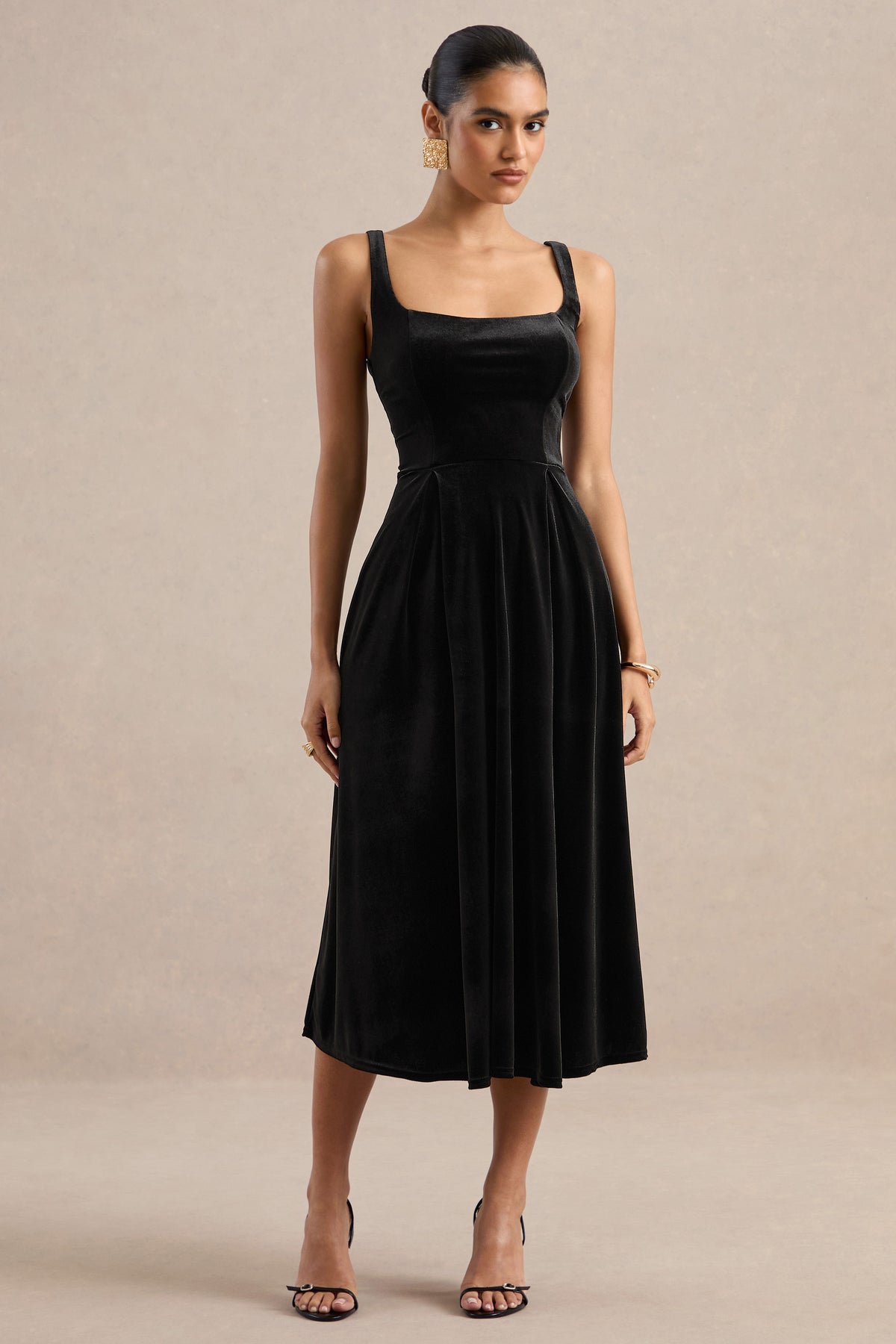 ECM_HR_CL139336001 - Zelella _ Black Velvet Square Neck A-Line Midi Dress0.jpg