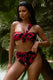 Bowline | Haut de bikini multi-couleur noué à une épaule