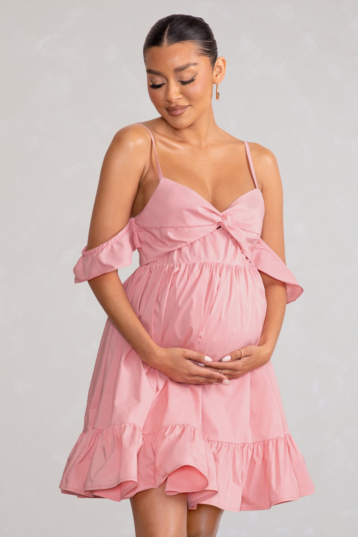 Blush dress maternity outlet