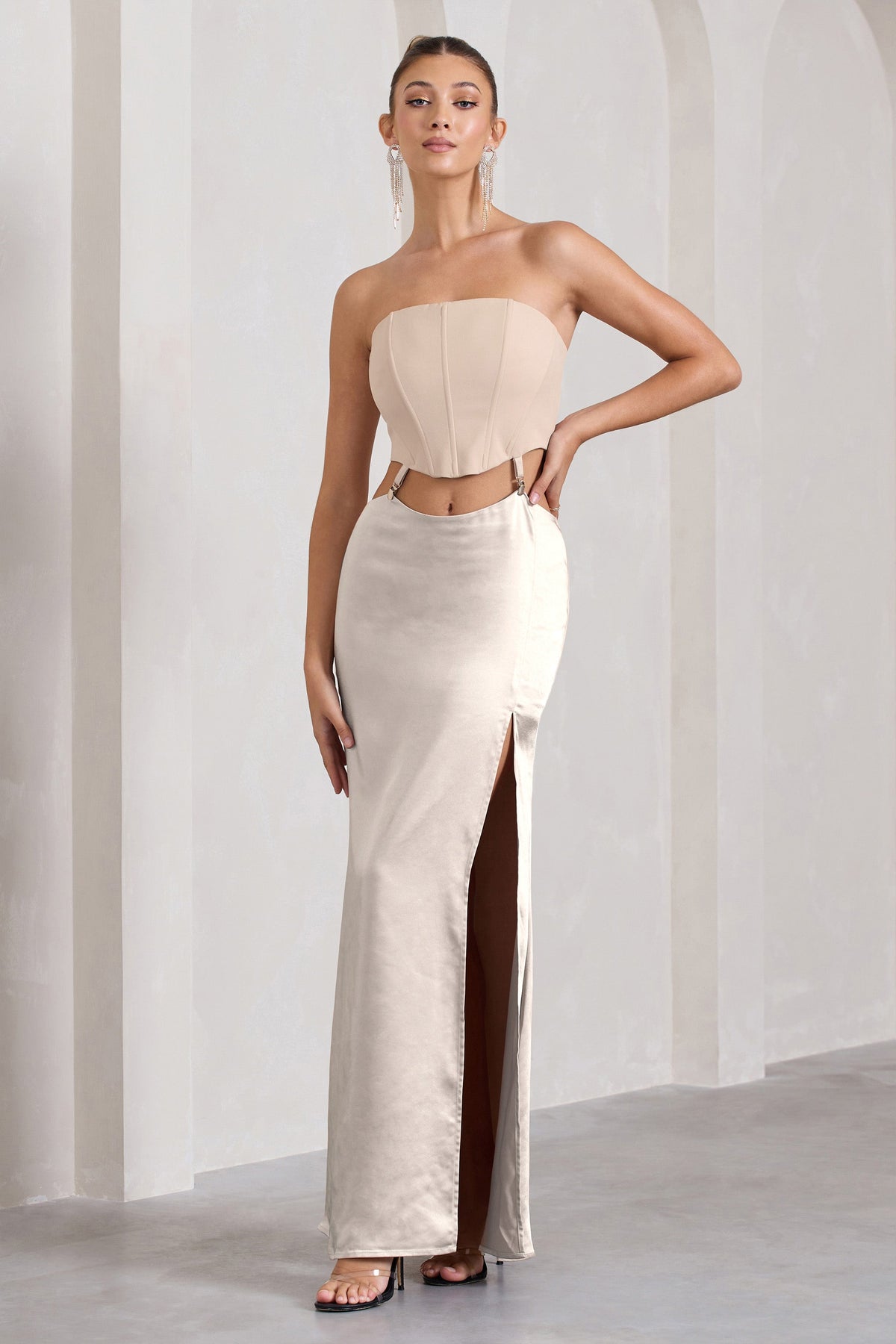 WB_CC_HR_CL128940030-ChampagneShowersNudeSatinStraplessSplitMaxiDress0