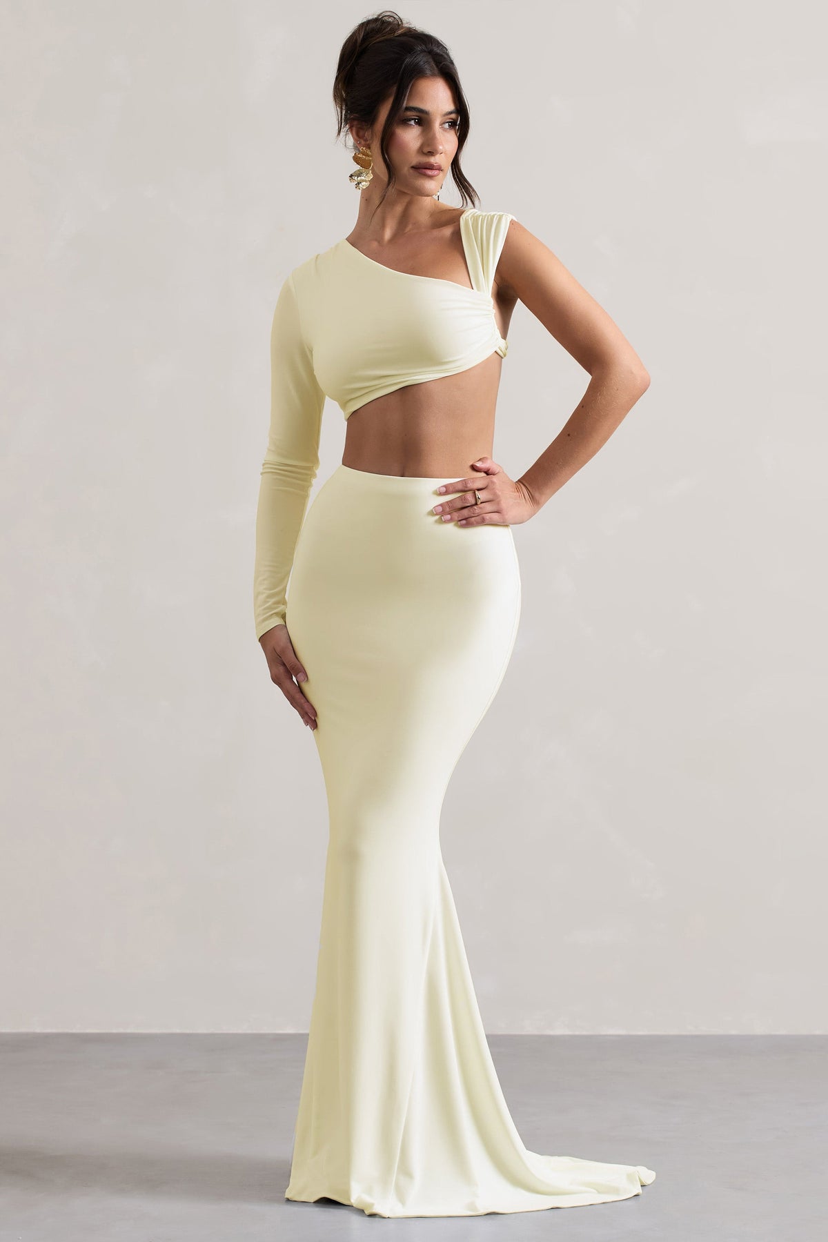 Jupe longue creme online
