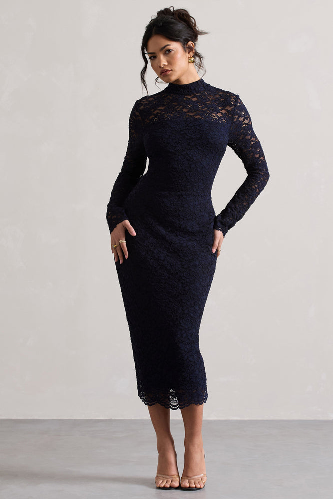 In lace of emergency midi dress best sale