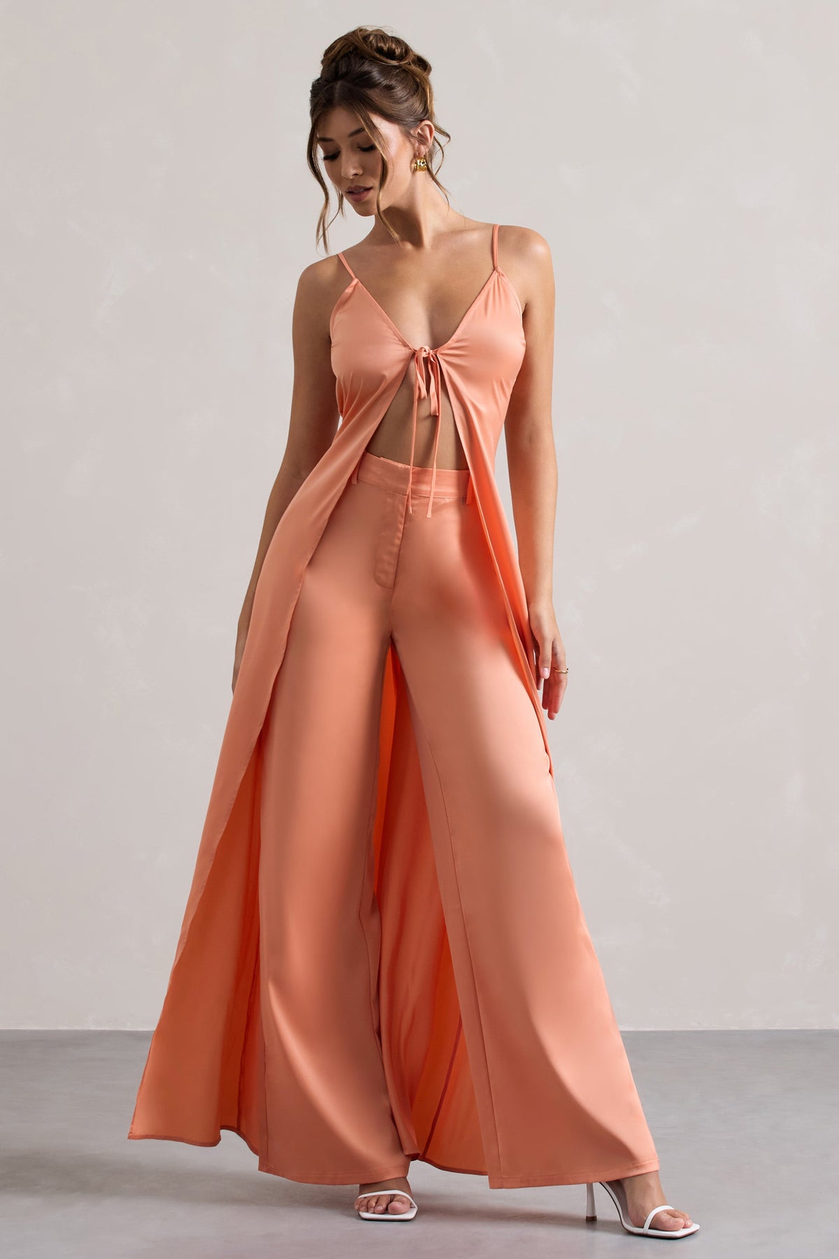Thigh split cami dress by club l sales