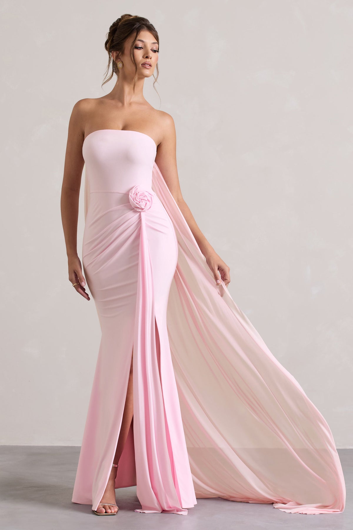 Blush strapless dress best sale