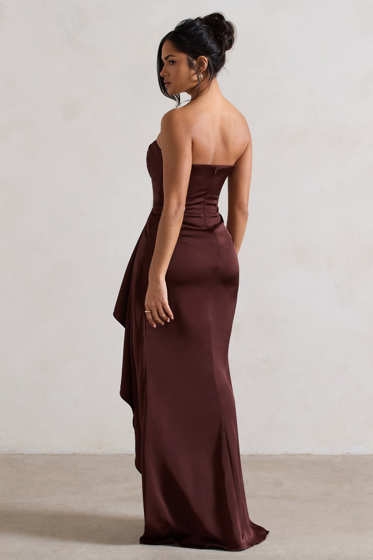 WB_CL129993067-AceChocolateBrownSatinBandeauSplitMaxiDressWithRuffleDrape11
