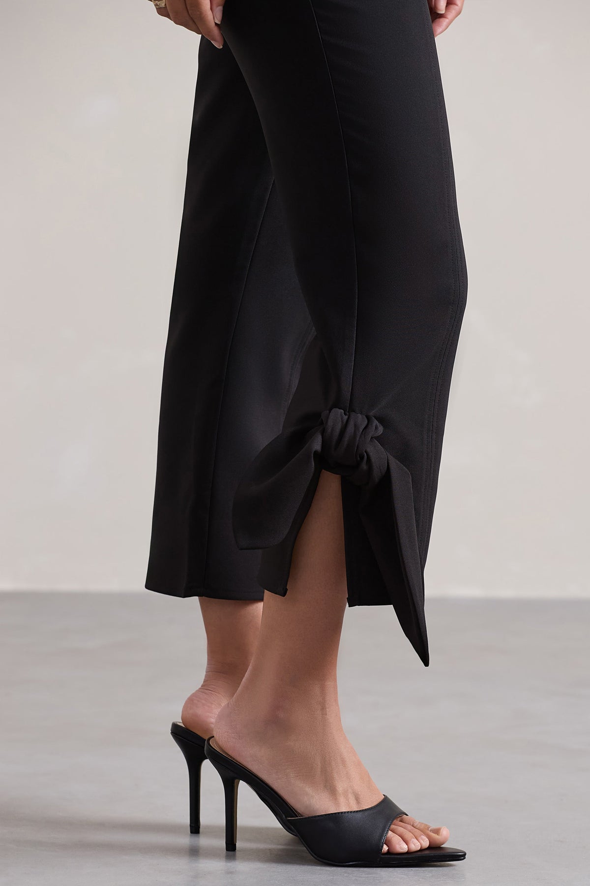 Heels with cropped pants store