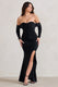 WB_HR_CL126209-MidnightBlackDrapedLongSleeveMaxiDress2