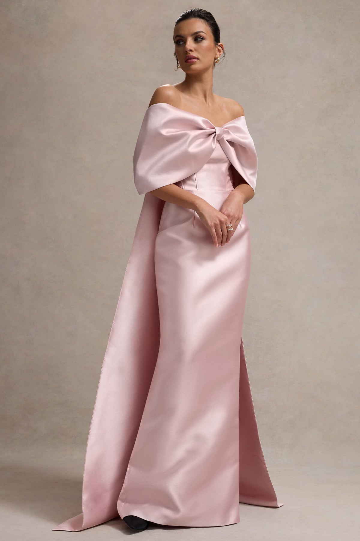 WB_HR_CL134831008-WantingMorePinkSatinCapeMaxiDressWithOversizedBow6