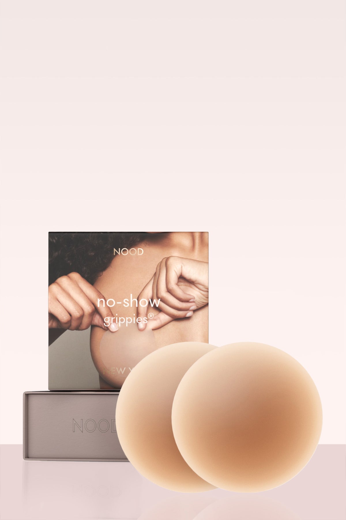 Grippies No-Show | Non-Adhesive Reusable Nipple Covers 4 Inch No.5