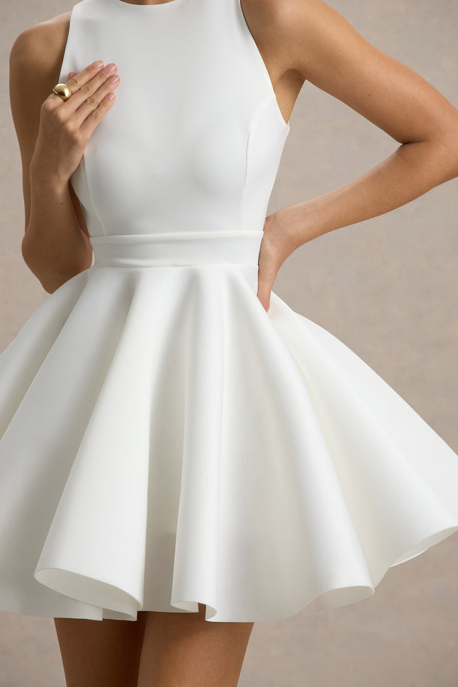 Robe Ann Taylor Blanc Cassé – Taille S, Neuve Sans étiquette, Coupe Droite
